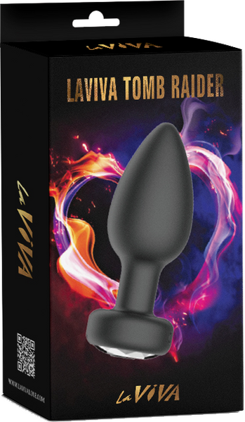 Tomb Raider App Control Butt Plug (Black) - One Stop Adult Shop