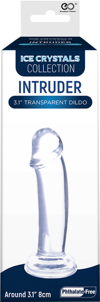 Intruder 3" Transparent Dildo - One Stop Adult Shop