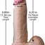 The Realistic Ur3 Cock 6" (Flesh) - One Stop Adult Shop