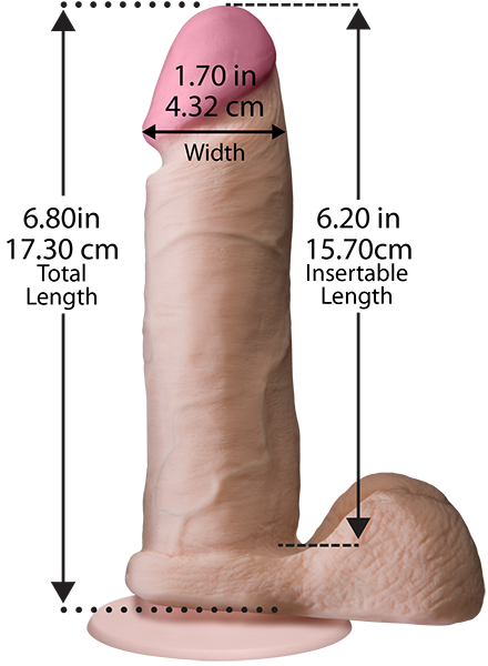 The Realistic Ur3 Cock 6" (Flesh) - One Stop Adult Shop