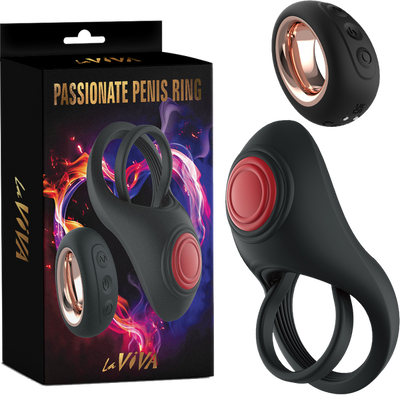 Passionate R/C Penis Ring w/ Free Wet Stuff Lubricant - One Stop Adult Shop