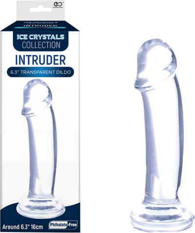 Intruder 6.5" Transparent Dildo - One Stop Adult Shop