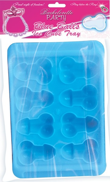 Blue Balls - Penis & Balls Shaped Ice Cube Tray - One Stop Adult Shop