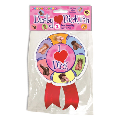 Dirty Dick Pin - I Love Dicks - One Stop Adult Shop