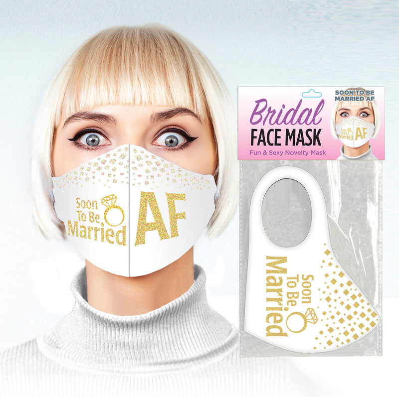 Bridal Face Mask - Soon To Be Married AF - One Stop Adult Shop