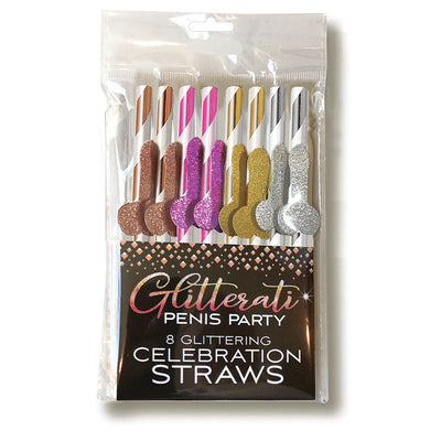 Glitterati - Celebration Straws - One Stop Adult Shop