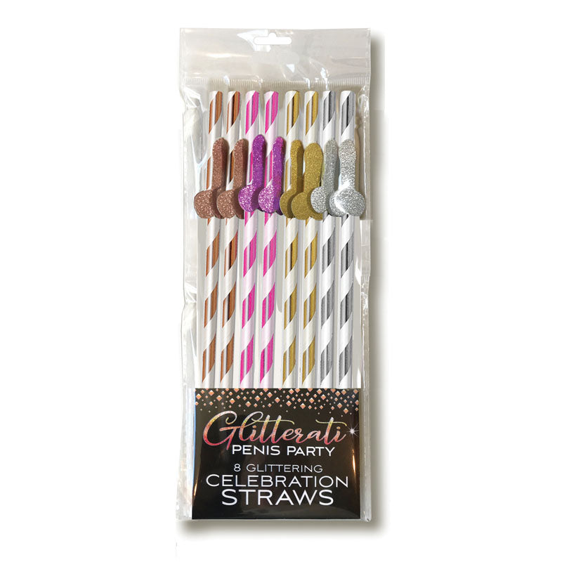 Glitterati - Tall Straws - One Stop Adult Shop