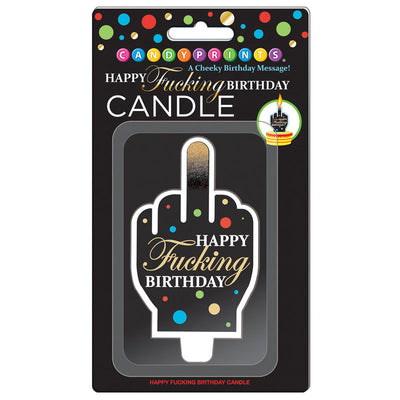 Happy Fuckng Birthday FU Finger Candle - One Stop Adult Shop