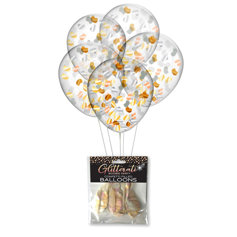 Glitterati - Boobie Confetti Balloons - One Stop Adult Shop