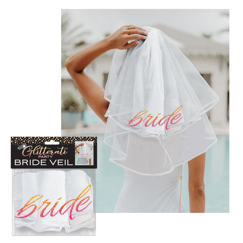 Glitterati - Bride Veil - One Stop Adult Shop