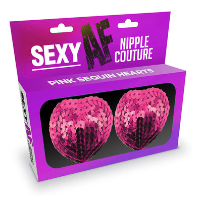 Sexy AF - Nipple Couture Pink Hearts - One Stop Adult Shop