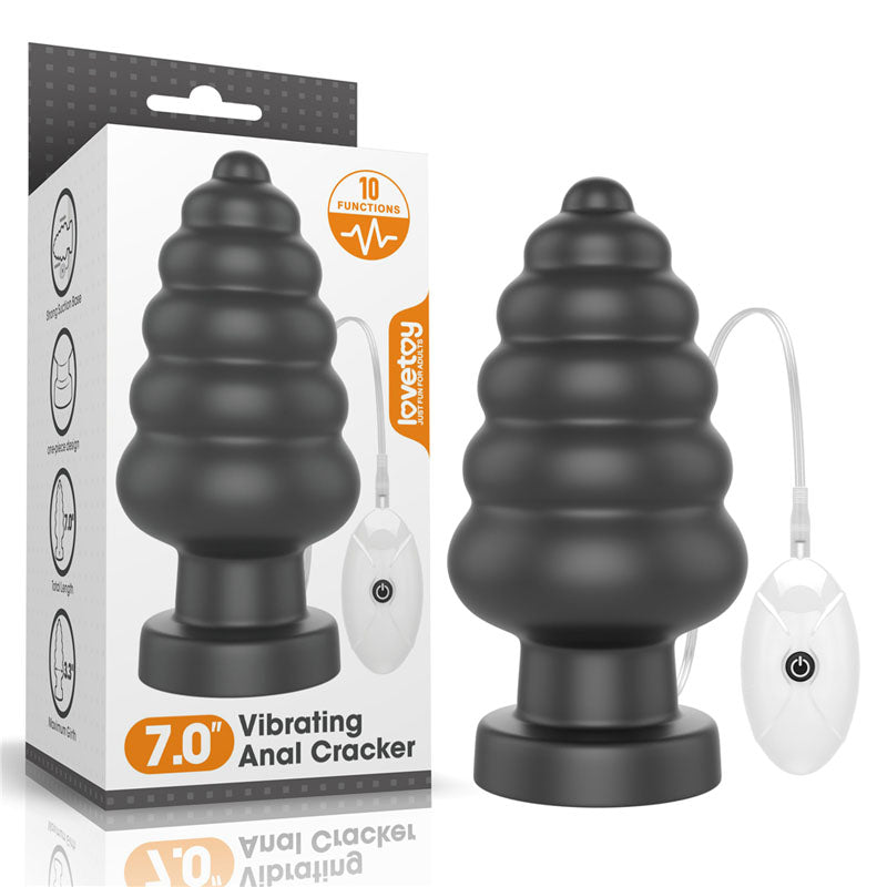 King Sized 7'' Vibrating Anal Cracker - One Stop Adult Shop