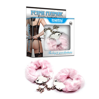 Fetish Pleasure Fluffy Hand Cuffs - One Stop Adult Shop