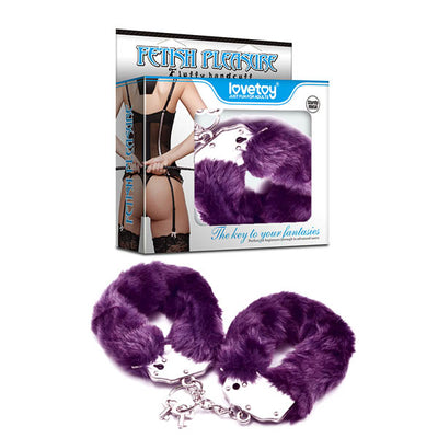 Fetish Pleasure Fluffy Hand Cuffs - One Stop Adult Shop