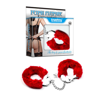 Fetish Pleasure Fluffy Hand Cuffs - One Stop Adult Shop