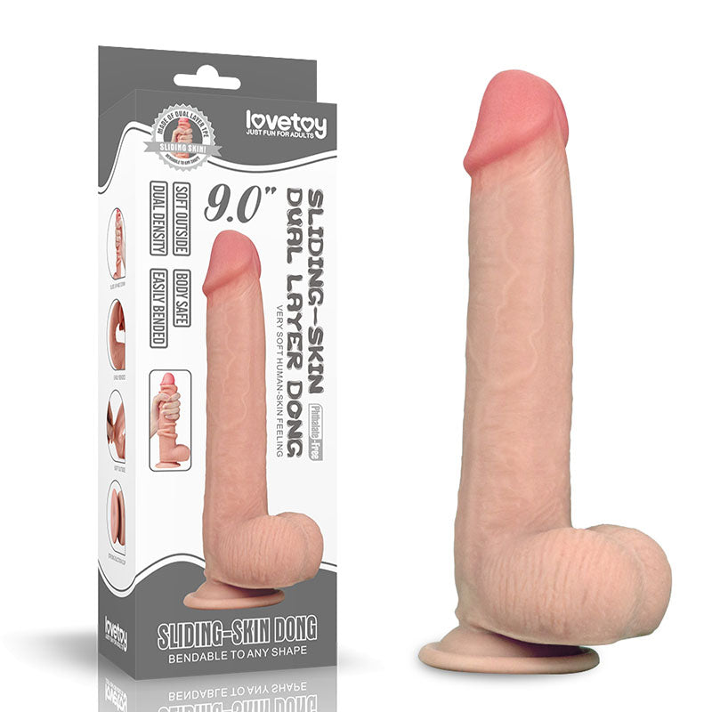 Sliding Skin Dual Layer Dong - One Stop Adult Shop