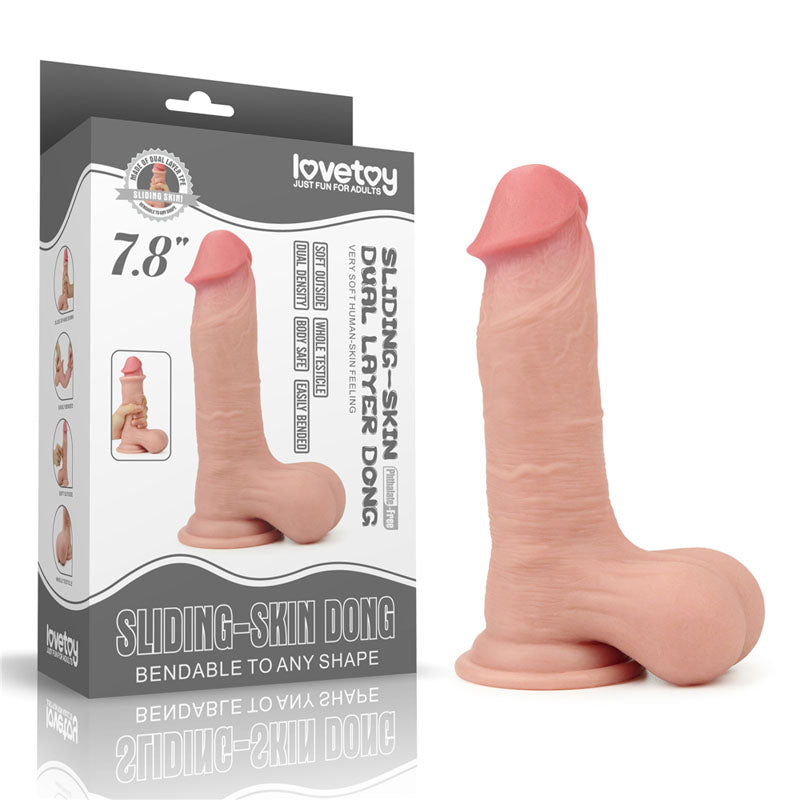 Sliding Skin Dual Layer Dong - One Stop Adult Shop