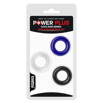 Power Plus Triple Donut Ring Set - One Stop Adult Shop