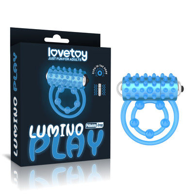 Lumino Play Vibrating Penis & Balls Ring - One Stop Adult Shop