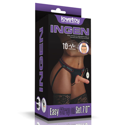 Ingen Vibrating Easy Strap-On Set - One Stop Adult Shop