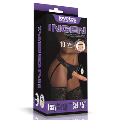 Ingen Vibrating Easy Strap-On Set - One Stop Adult Shop