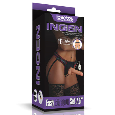 Ingen Vibrating Easy Strap-On Set - One Stop Adult Shop