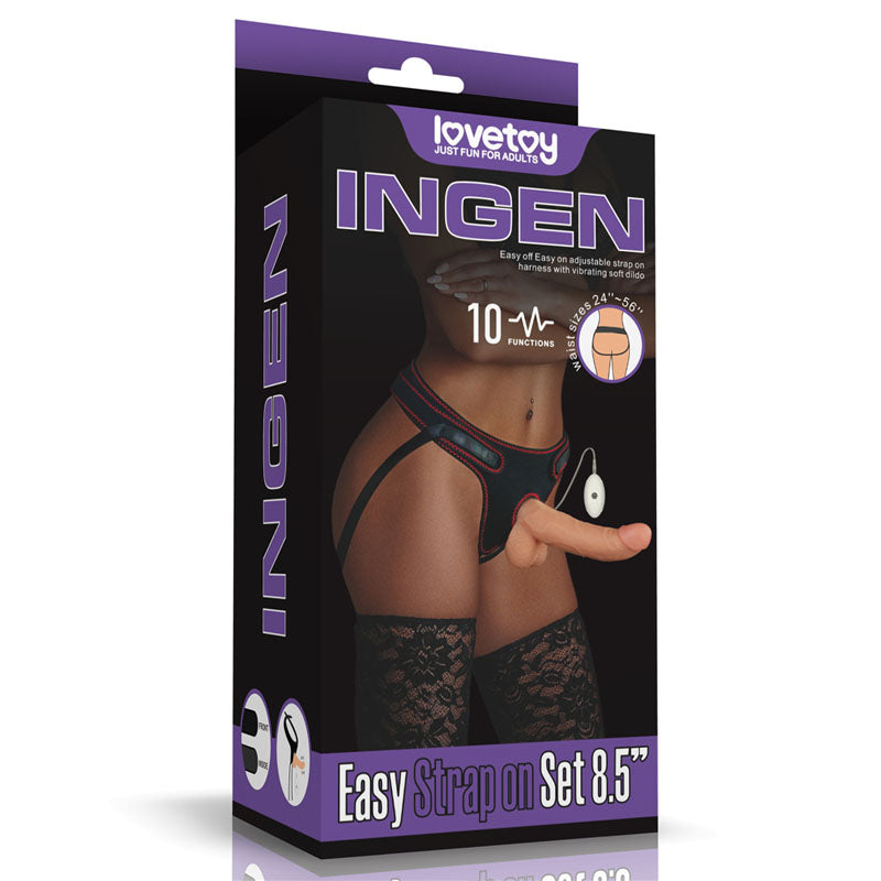 Ingen Vibrating Easy Strap-On Set - One Stop Adult Shop