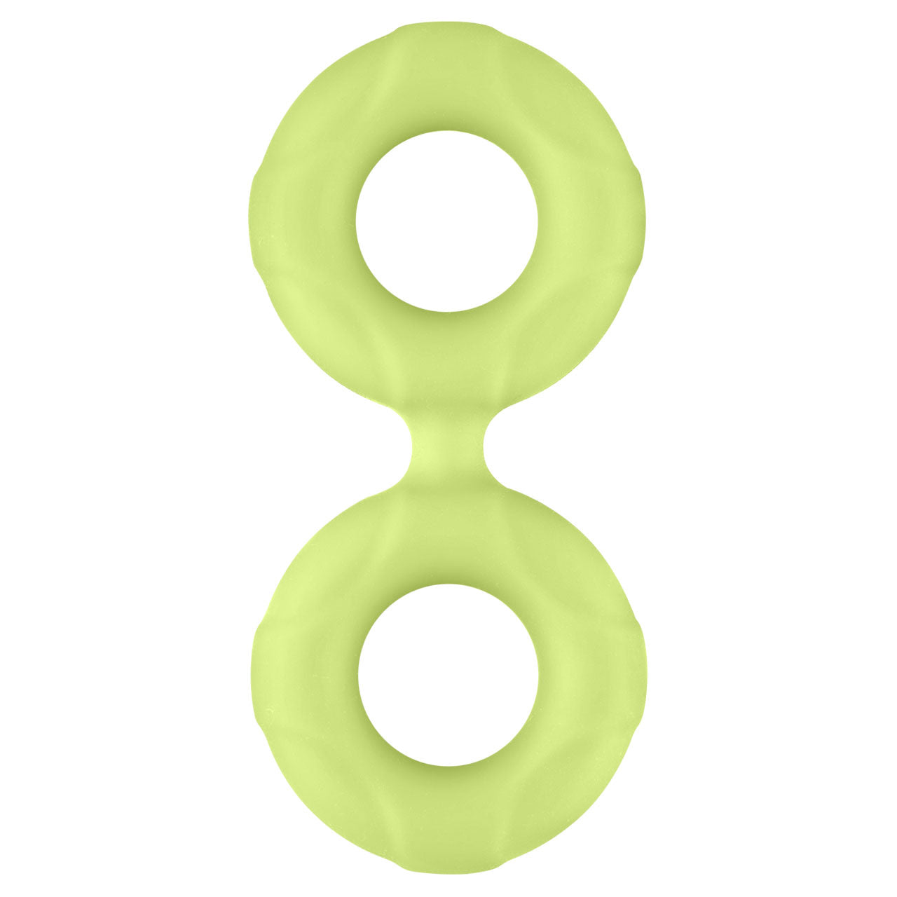 F-81: DOUBLE RING (LIQUID SILICONE) 51MM - GLOW - One Stop Adult Shop