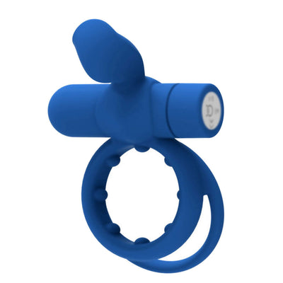 Pointer Vibrating Cockring - Blue - One Stop Adult Shop
