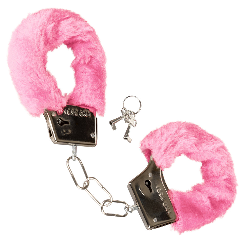 Playful Furry Cuffs - Pink - One Stop Adult Shop