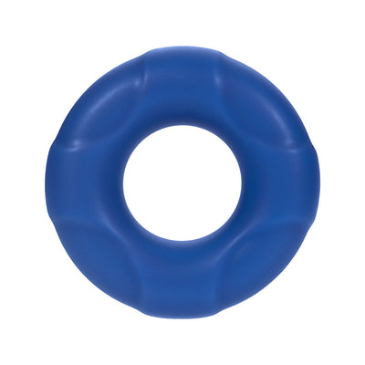 F-33: 21MM 100% LIQUID SILICONE C-RING BLUE M - One Stop Adult Shop