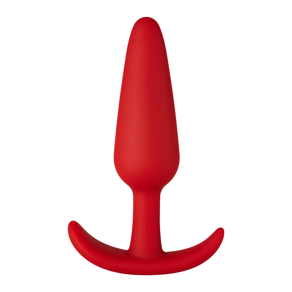 F-31: 100% SILICONE PLUG RED L - One Stop Adult Shop