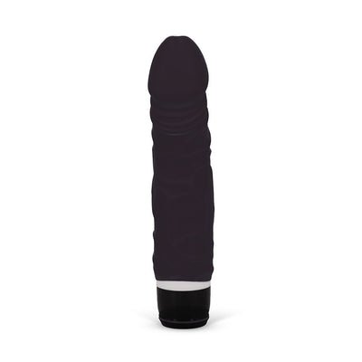 Silicone Classic Thick Veined 034 Seven Function Black - One Stop Adult Shop