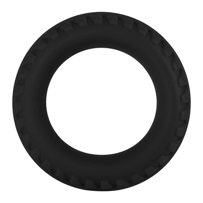 F-12: 35MM 100% LIQUID SILICONE C-RING BLACK - One Stop Adult Shop