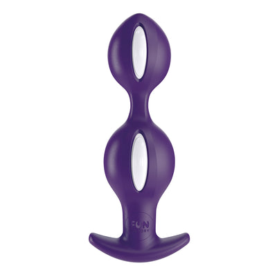 B Balls White/Dark Violet - One Stop Adult Shop