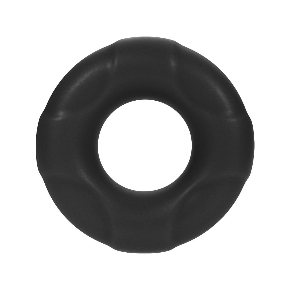 F-33: 21MM 100% LIQUID SILICONE C-RING BLACK M - One Stop Adult Shop