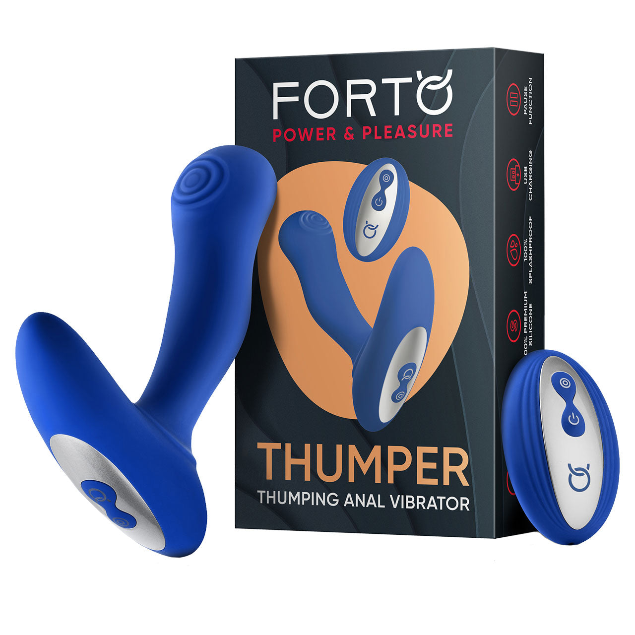 Forto Thumper - Blue - One Stop Adult Shop