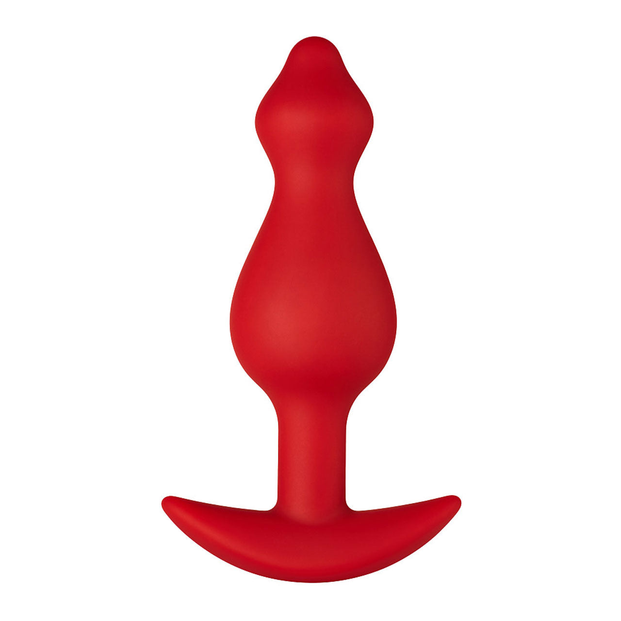 F-78: POINTEE 100% SILICONE PLUG RED L - One Stop Adult Shop