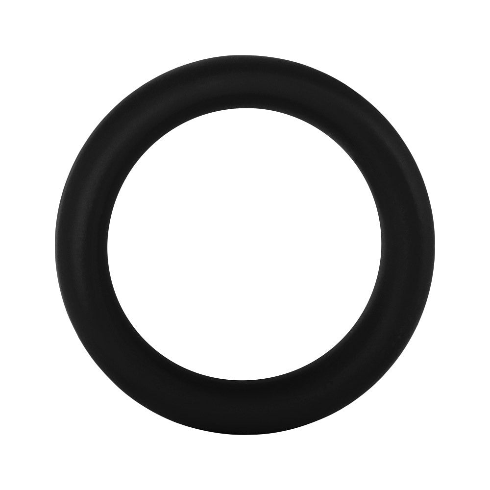 F-64: 45MM 100% SILICONE RING WIDE BLACK M - One Stop Adult Shop