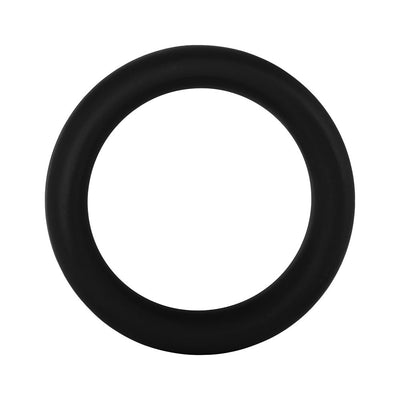 F-64: 45MM 100% SILICONE RING WIDE BLACK M - One Stop Adult Shop