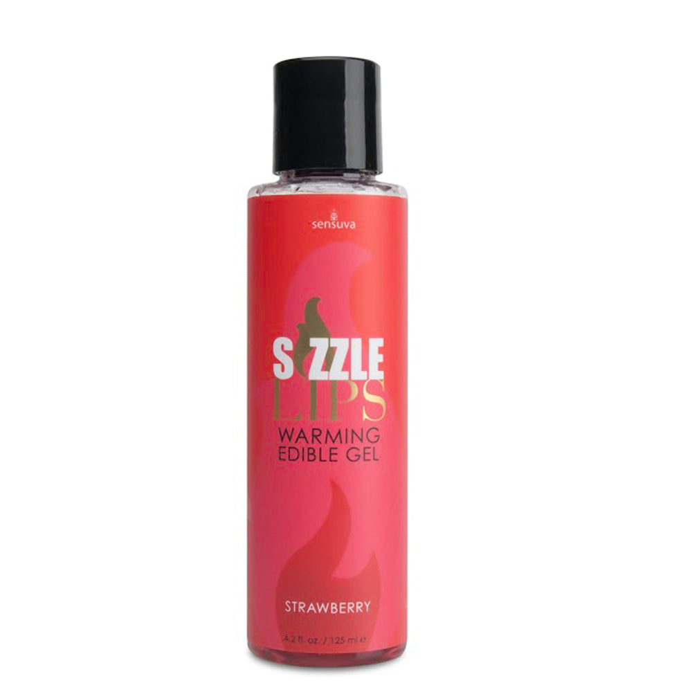 Sizzle Lips Warming Gel Strawberry - One Stop Adult Shop