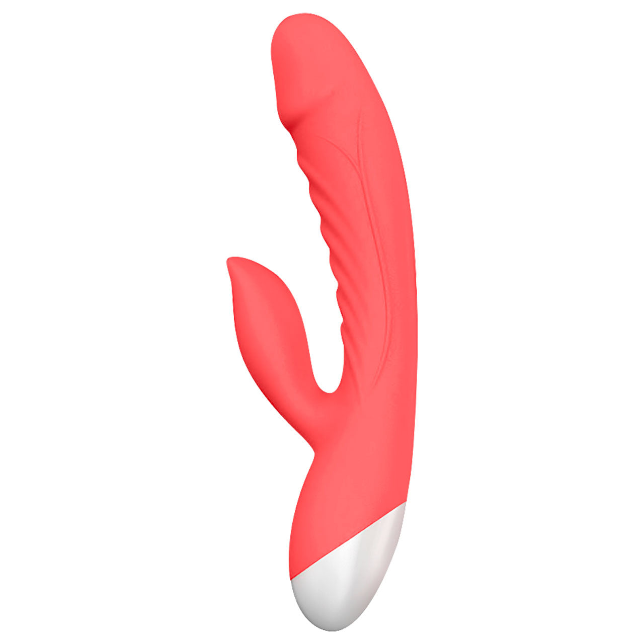 Rv20: RABBIT VIBRATOR - CORAL - One Stop Adult Shop