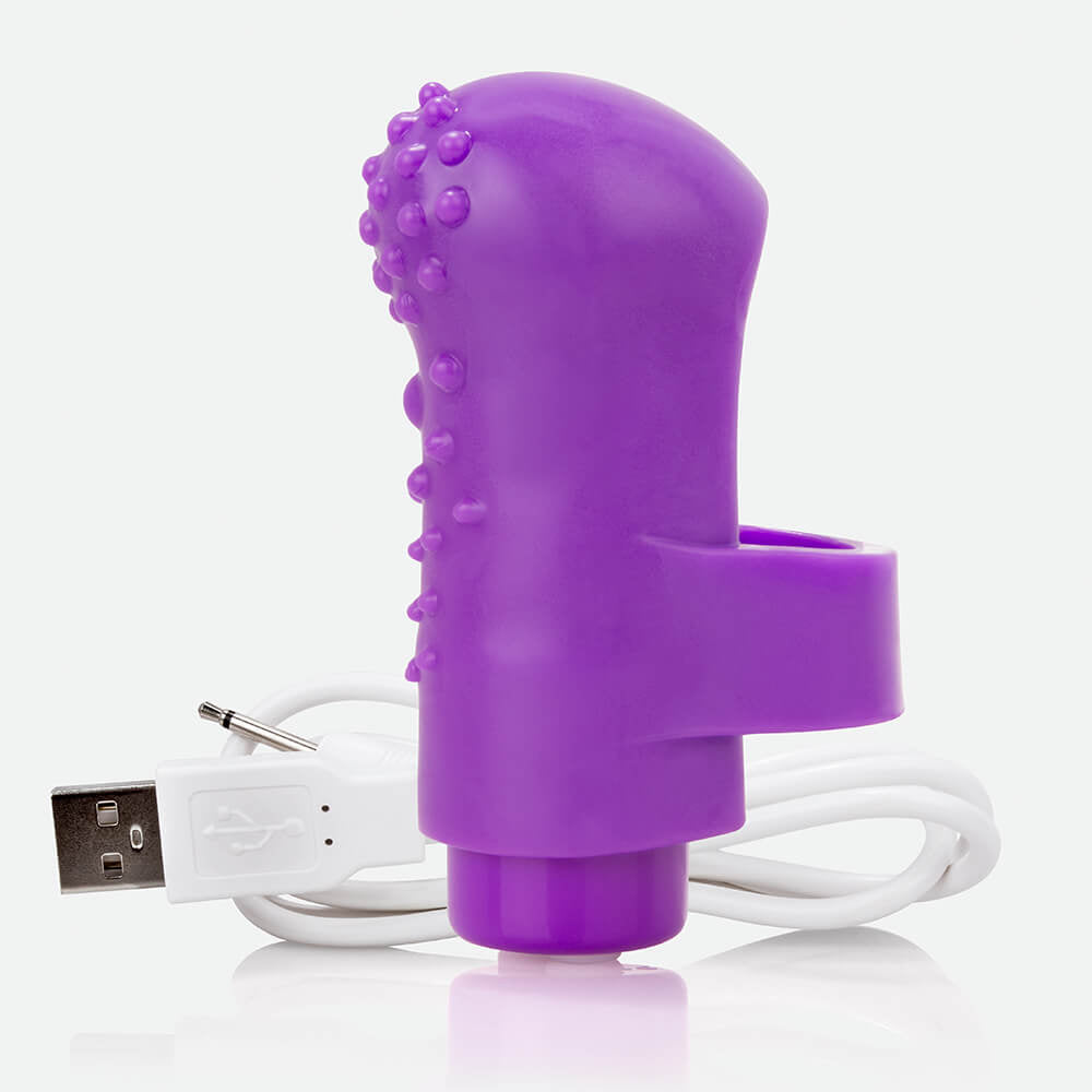 Charged FingO Vooom Mini Vibe - Purple - One Stop Adult Shop