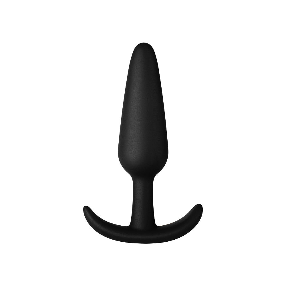 F-31: 100% SILICONE PLUG BLACK M - One Stop Adult Shop