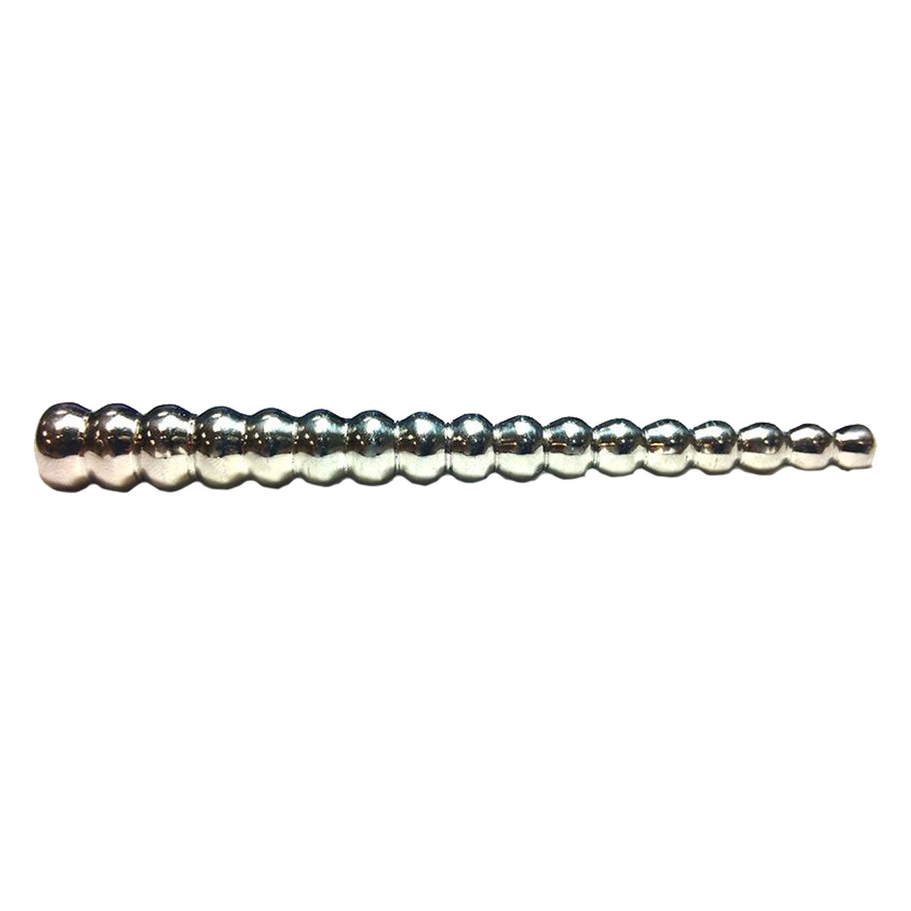 Stainless Steel Beaded Hollow Urethral Sound - One Stop Adult Shop