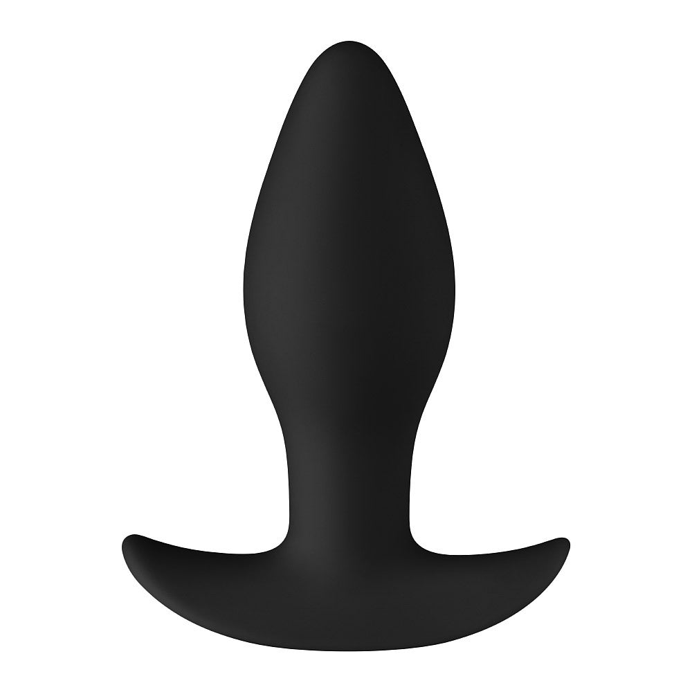 F-36: SILICONE T PLUG BLACK - One Stop Adult Shop