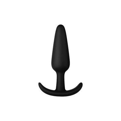 F-31: 100% SILICONE PLUG BLACK S - One Stop Adult Shop