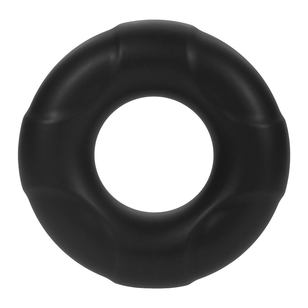 F-33: 25MM 100% LIQUID SILICONE C-RING BLACK L - One Stop Adult Shop