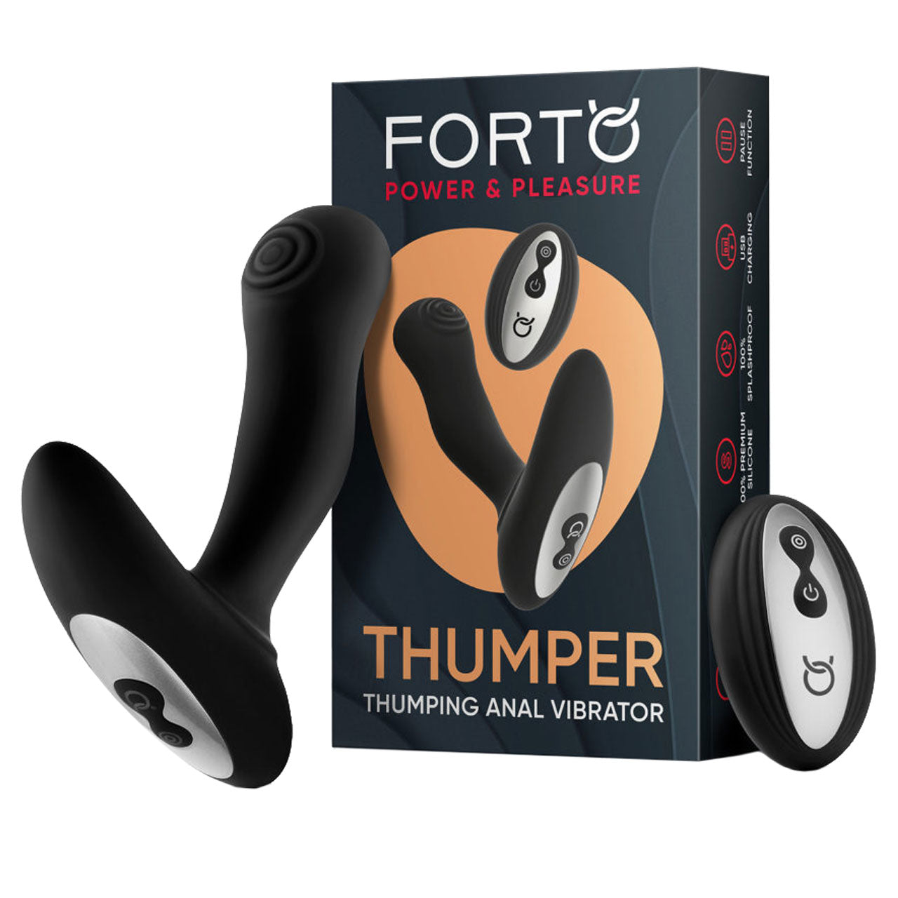 Forto Thumper - Black - One Stop Adult Shop