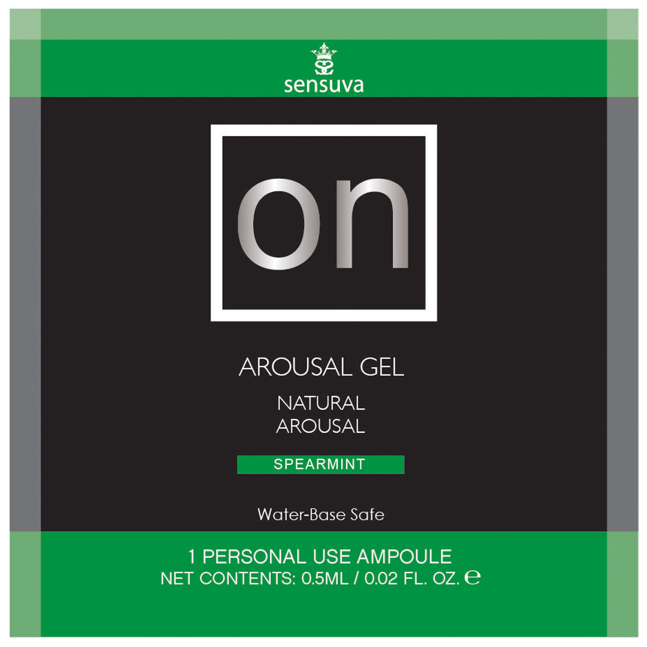 On Arousal Gel Spearmint 6 ml Single Use Packet - One Stop Adult Shop